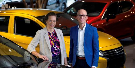 Iris van Wouwe en Arnoud Korsuize