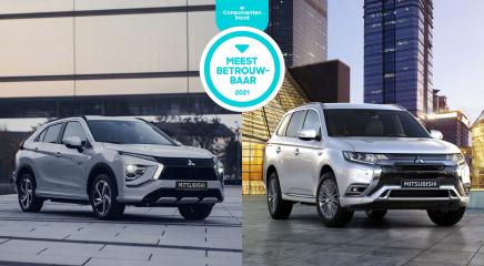Mitsubishi Eclipse Cross en Mitsubishi Outlander met label meest betrouwbaar volgens Consumentenbon
